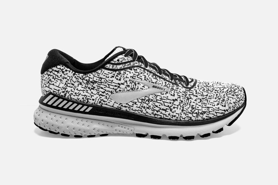 Zapatillas Running Brooks Adrenaline GTS 20 Mujer Blancas/Negras Baratas ECLP35026